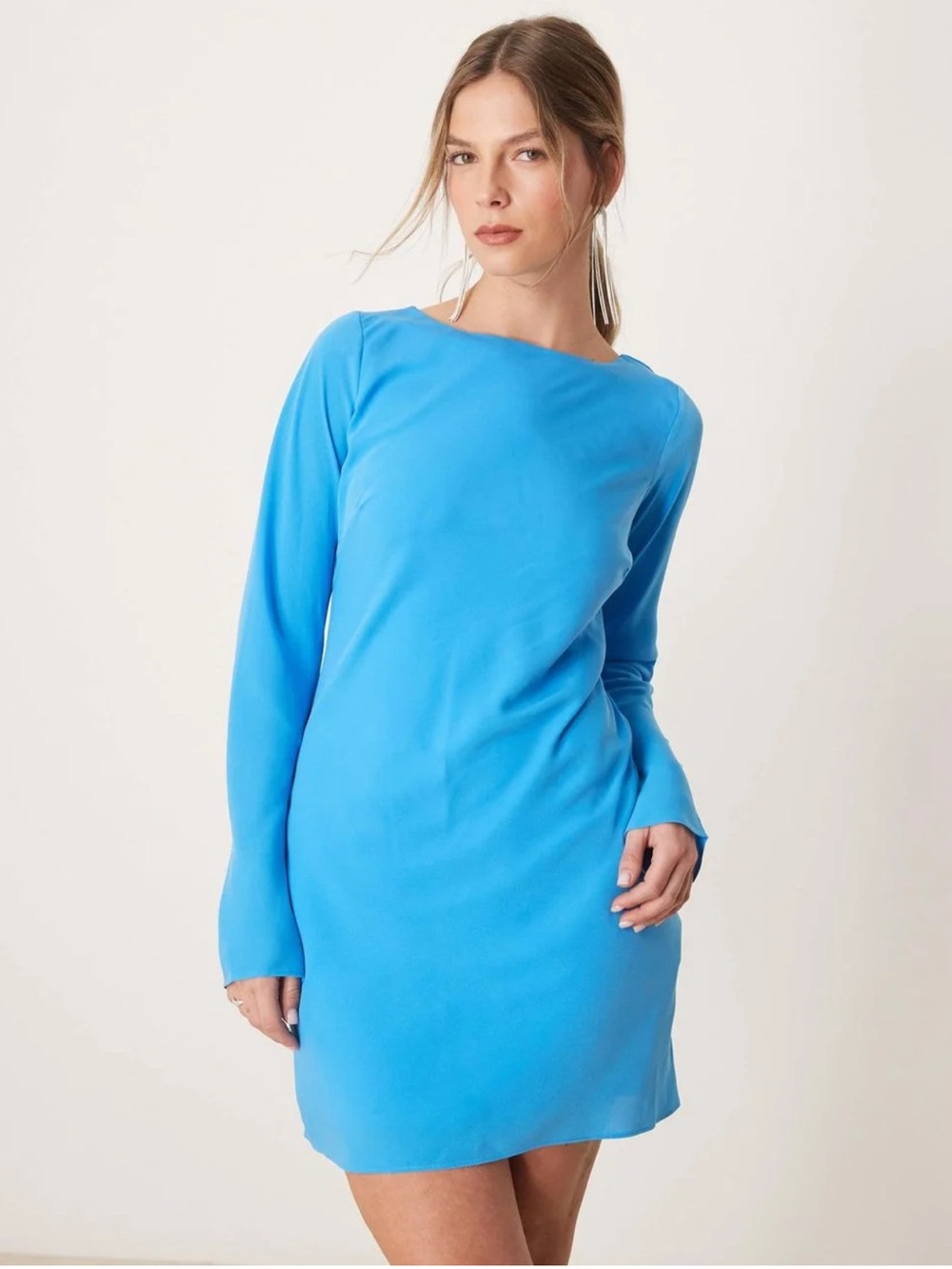 NWOT Abercrombie & Fitch Emerson BlytheLong-Sleeve Shift Dress in Size XL